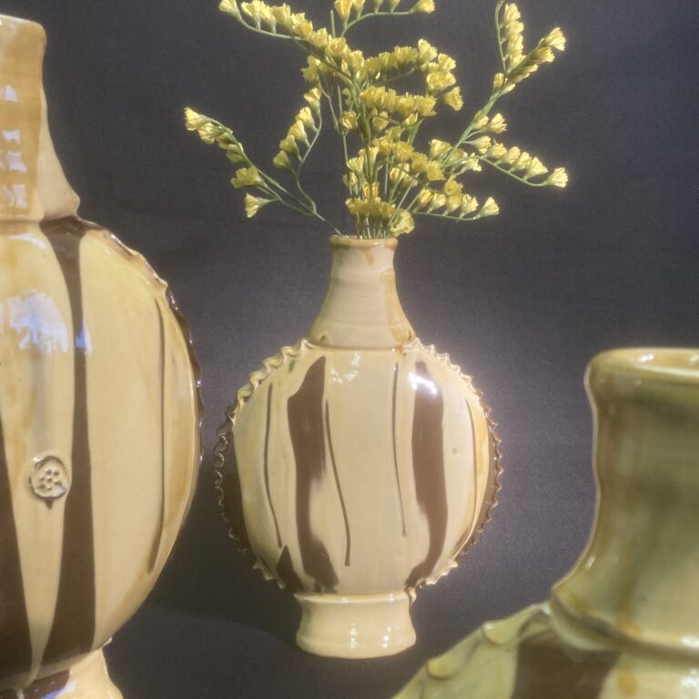 Slipware Vases by Charlie Brown